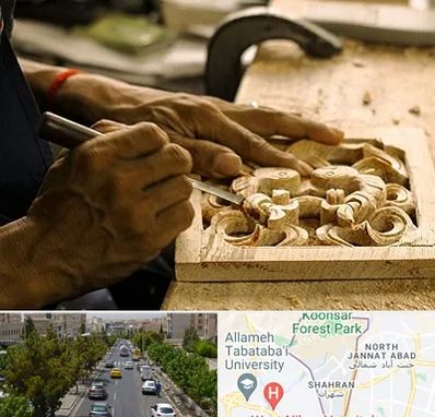 آموزشگاه منبت کاری در شهران 