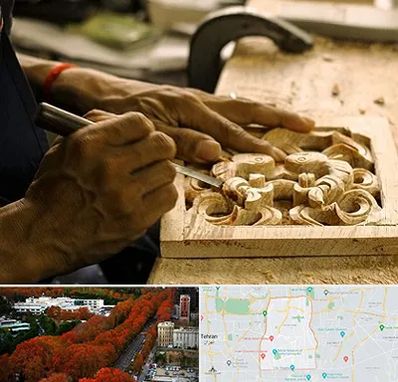 آموزشگاه منبت کاری در منطقه 6 تهران