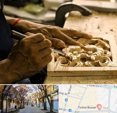 آموزشگاه منبت کاری در تربیت تبریز