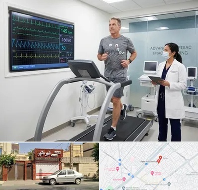 تست ورزش قلب در باجک قم