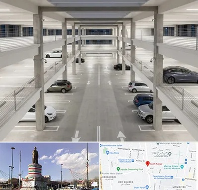 پارکینگ عمومی در کارگر جنوبی