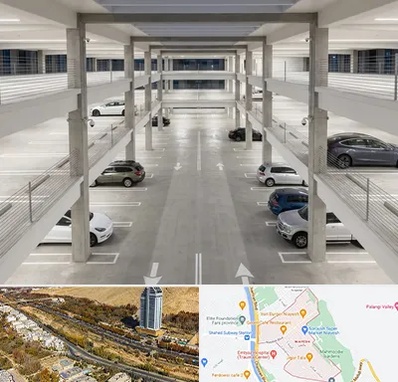 پارکینگ عمومی در خیابان نیایش شیراز