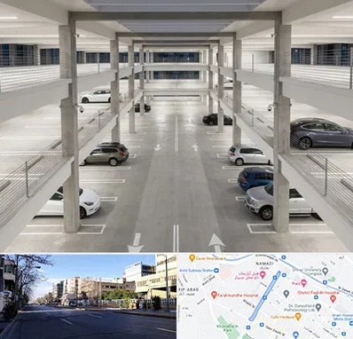 پارکینگ عمومی در خیابان ملاصدرا شیراز
