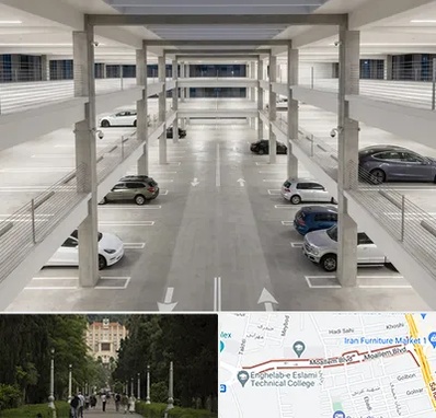 پارکینگ عمومی در بلوار معلم رشت 