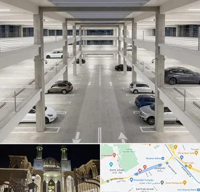 پارکینگ عمومی در زرگری شیراز 