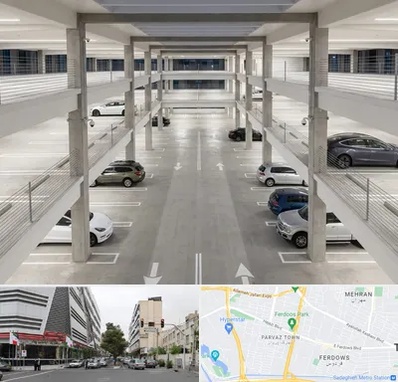 پارکینگ عمومی در بلوار فردوس 