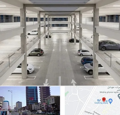پارکینگ عمومی در چهارراه طالقانی کرج