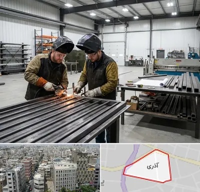 ساخت نرده فلزی در آذری