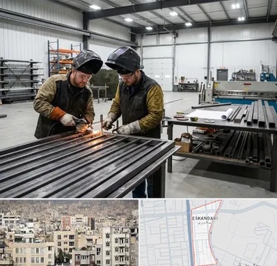 ساخت نرده فلزی در اسکندری 
