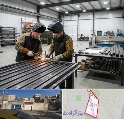 ساخت نرده فلزی در اتابک