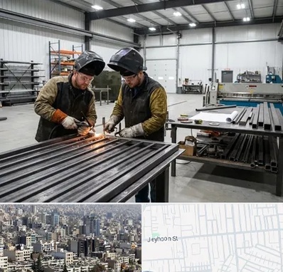 ساخت نرده فلزی در جیحون 