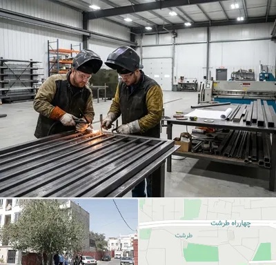 ساخت نرده فلزی در طرشت