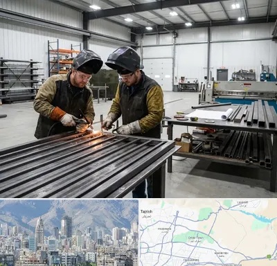 ساخت نرده فلزی در شمال شرق تهران