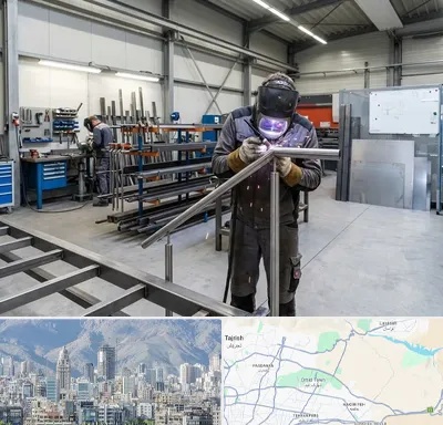 ساخت پله فلزی در شمال شرق تهران