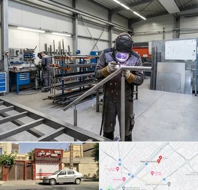 ساخت پله فلزی در باجک قم