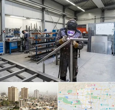 ساخت پله فلزی در منطقه 5 تهران 