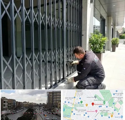 حفاظ آکاردئونی در بلوار فردوسی مشهد