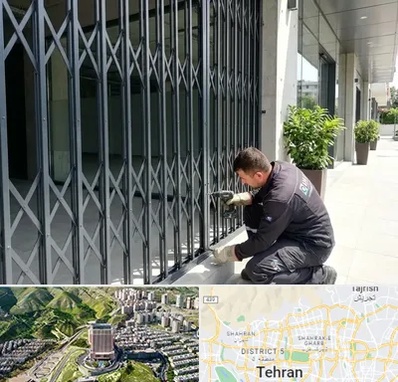حفاظ آکاردئونی در شمال تهران