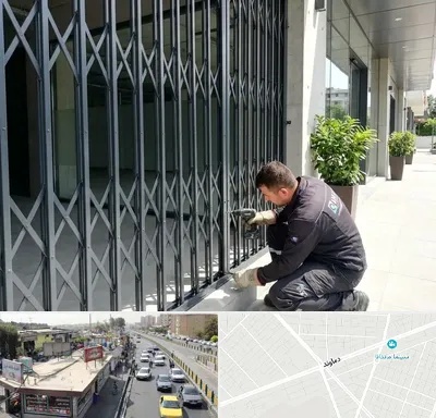 حفاظ آکاردئونی در خیابان دماوند