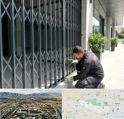 حفاظ آکاردئونی در منطقه 21 تهران