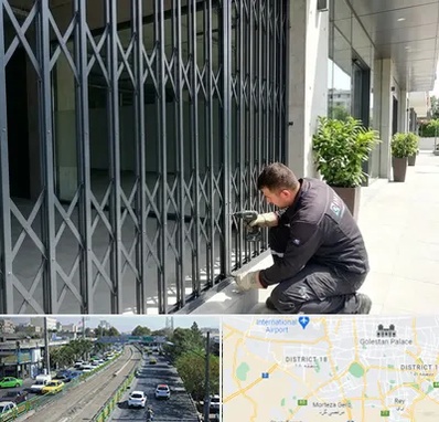 حفاظ آکاردئونی در جنوب تهران 