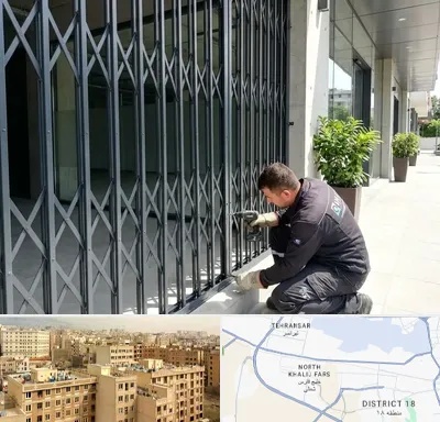 حفاظ آکاردئونی در جنوب غرب تهران