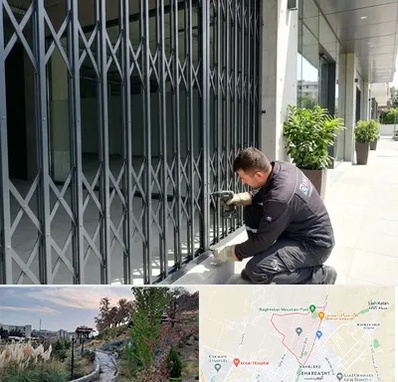 حفاظ آکاردئونی در باغستان کرج