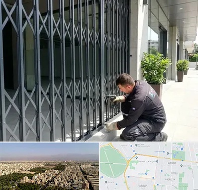 حفاظ آکاردئونی در نازی آباد