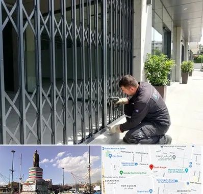 حفاظ آکاردئونی در کارگر جنوبی