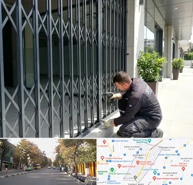 حفاظ آکاردئونی در شریعتی 