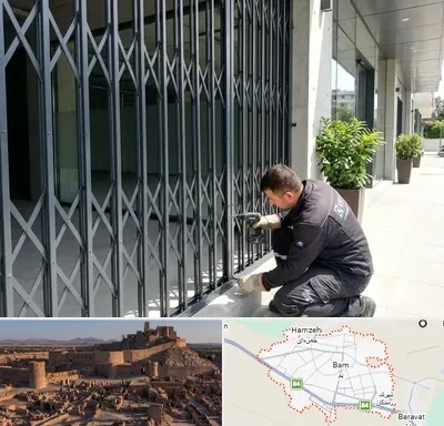 حفاظ آکاردئونی در بم