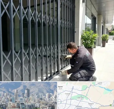 حفاظ آکاردئونی در شمال شرق تهران