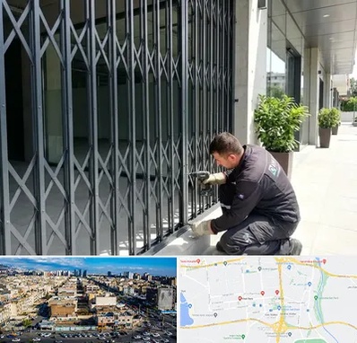 حفاظ آکاردئونی در شهرک راه آهن