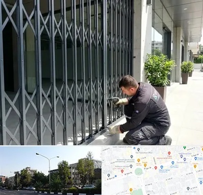 حفاظ آکاردئونی در میدان کاج