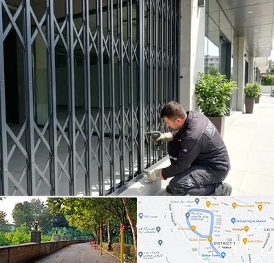 حفاظ آکاردئونی در بلوار گیلان رشت