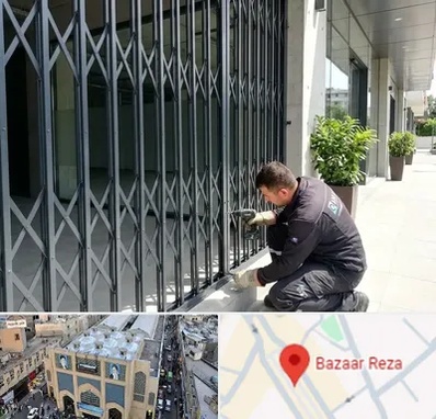 حفاظ آکاردئونی در بازار رضا مشهد
