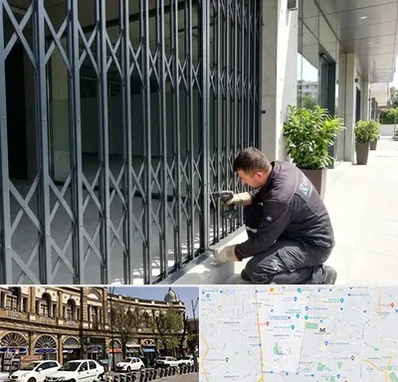 حفاظ آکاردئونی در منطقه 11 تهران