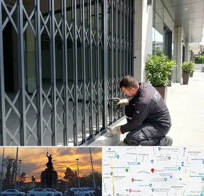 حفاظ آکاردئونی در میدان حر