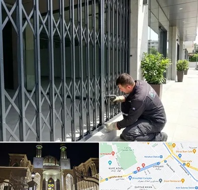 حفاظ آکاردئونی در زرگری شیراز