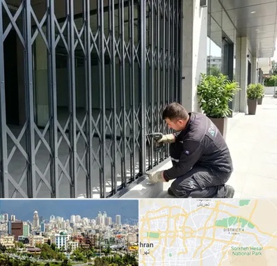 حفاظ آکاردئونی در شرق تهران 