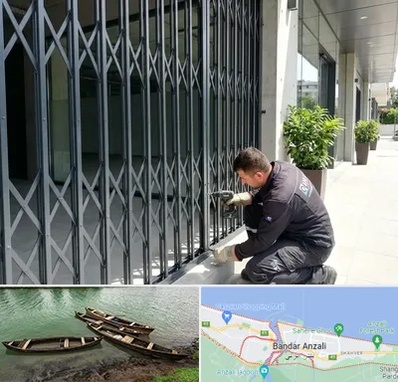 حفاظ آکاردئونی در بندر انزلی