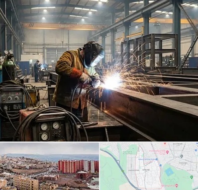 جوشکاری صنعتی در سهند تبریز 