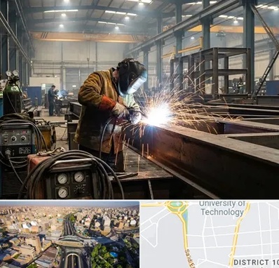 جوشکاری صنعتی در استاد معین 