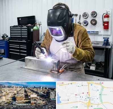 جوشکاری آرگون در شهرک راه آهن 