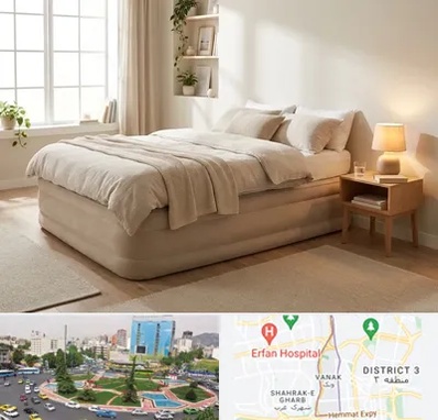 فروش تخت بادی در ونک