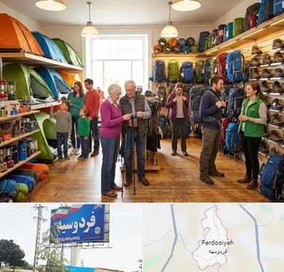 فروشگاه لوازم کمپینگ در فردوسیه شهریار