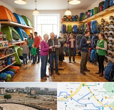 فروشگاه لوازم کمپینگ در کوی وحدت شیراز