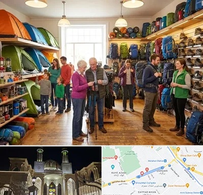 فروشگاه لوازم کمپینگ در زرگری شیراز