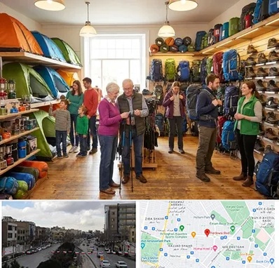 فروشگاه لوازم کمپینگ در بلوار فردوسی مشهد 