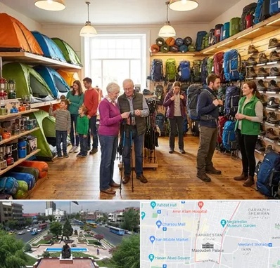 فروشگاه لوازم کمپینگ در بهارستان